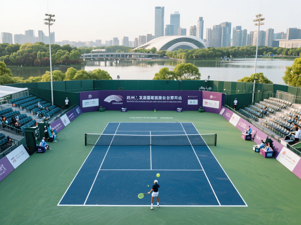 第十五届全运会网球资格赛火热开战杭州 杭州为何能成为赛事承办地
杭州,这座具